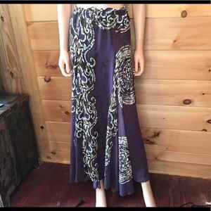 Soft Surroundings purple printed motif.  SizeXL